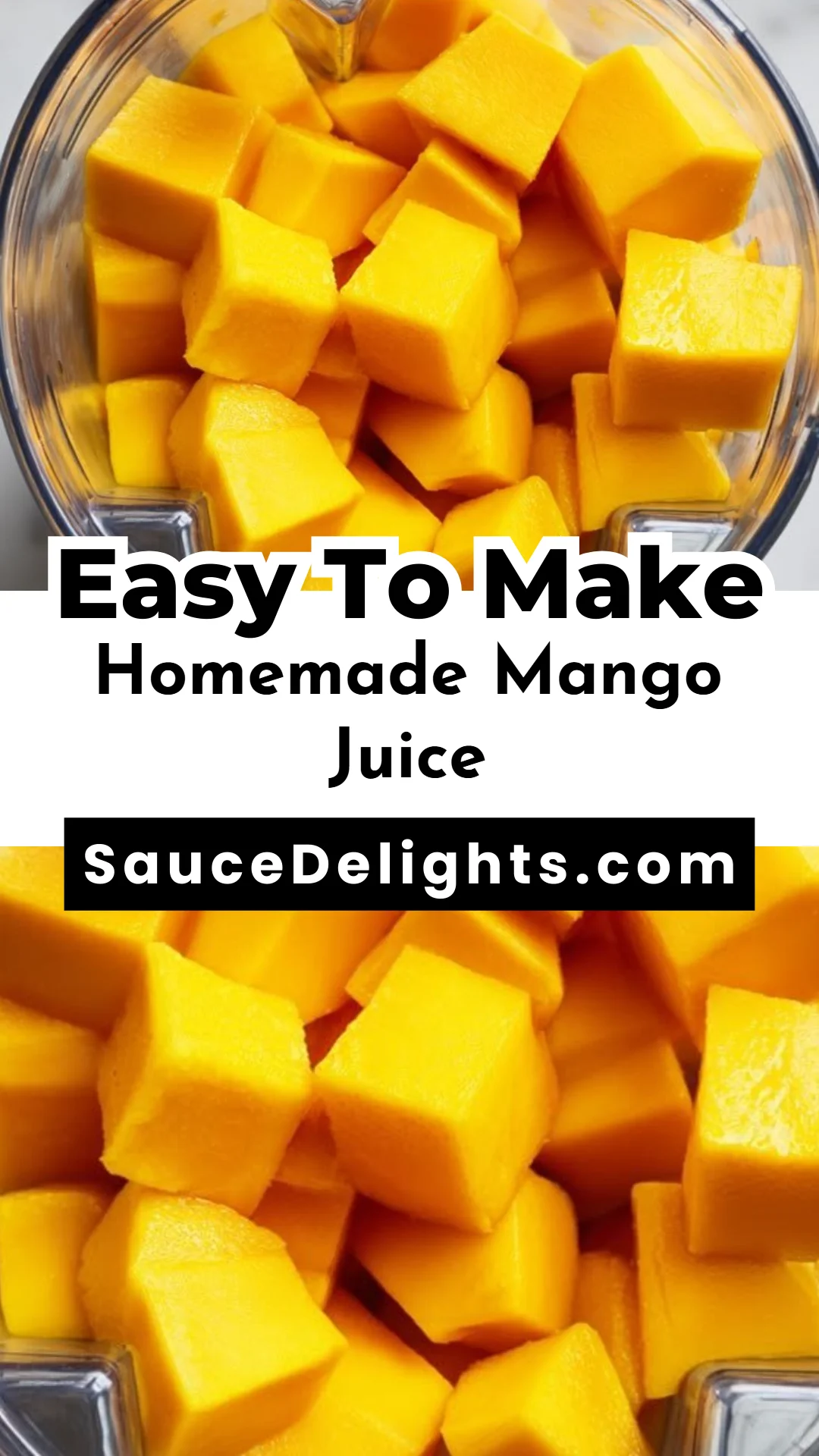 Homemade Mango Juice