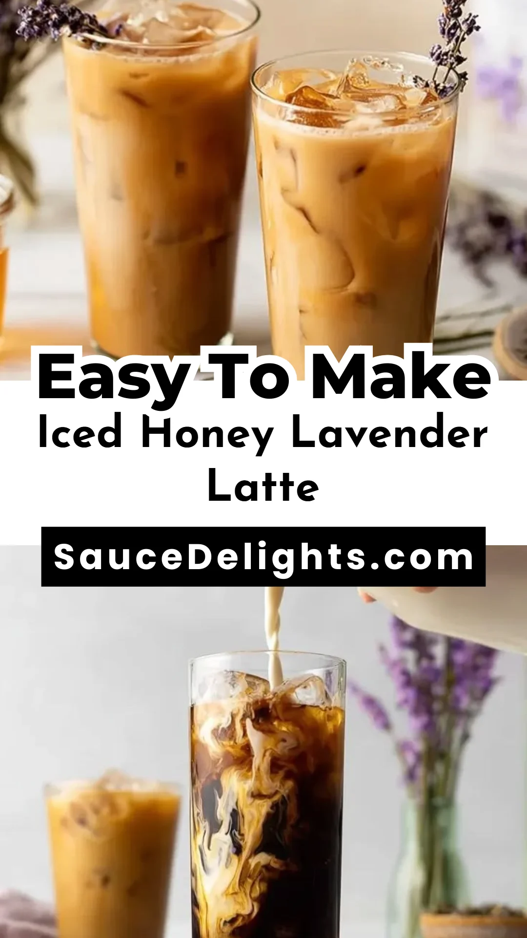Iced Honey Lavender Latte