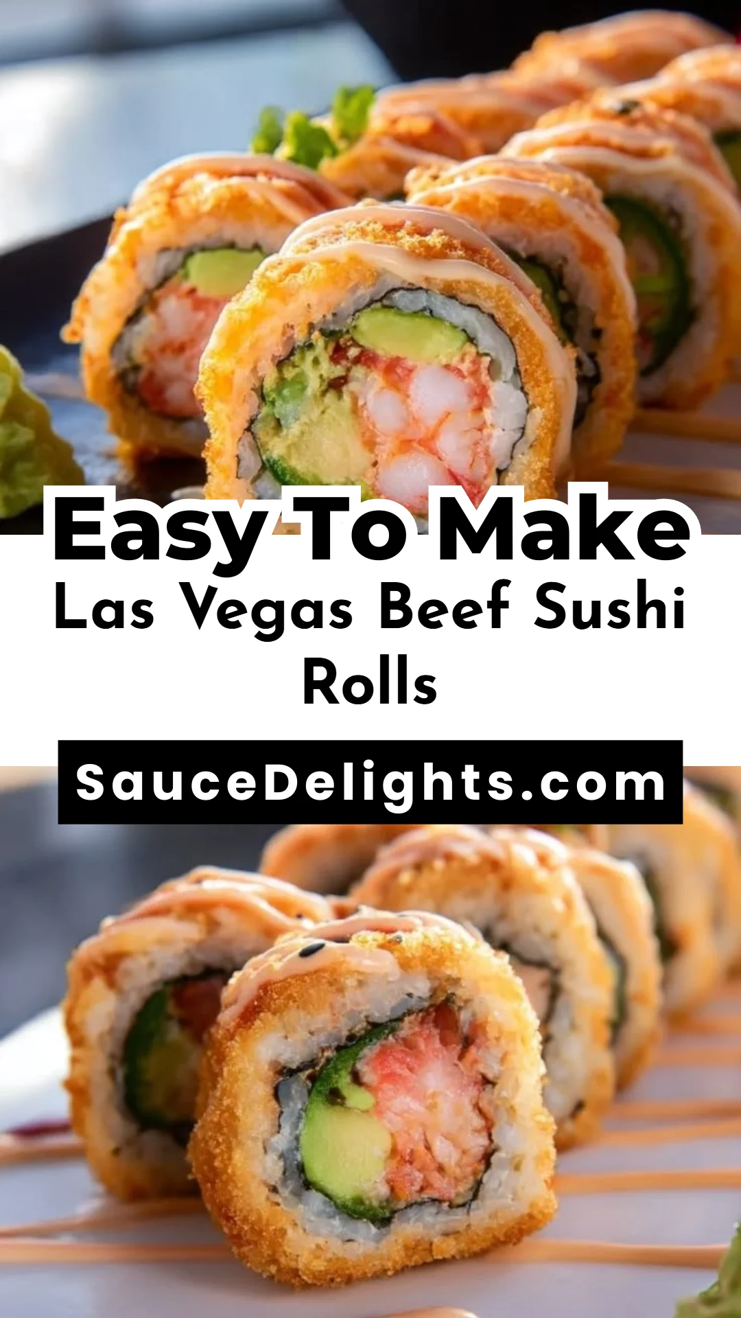 Las Vegas Beef Sushi Rolls