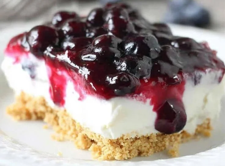 No-Bake Blueberry Cheesecake
