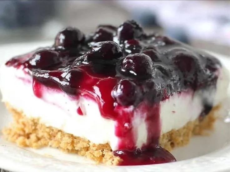 No-Bake Blueberry Cheesecake