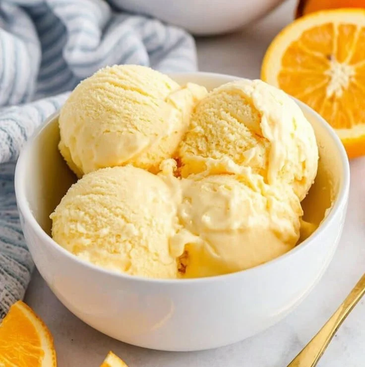 Orange Creamsicle Ice Cream