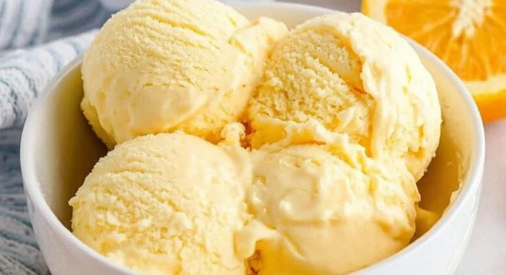 Orange Creamsicle Ice Cream