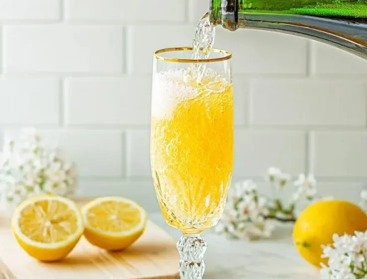 Peach Bellini Mocktail