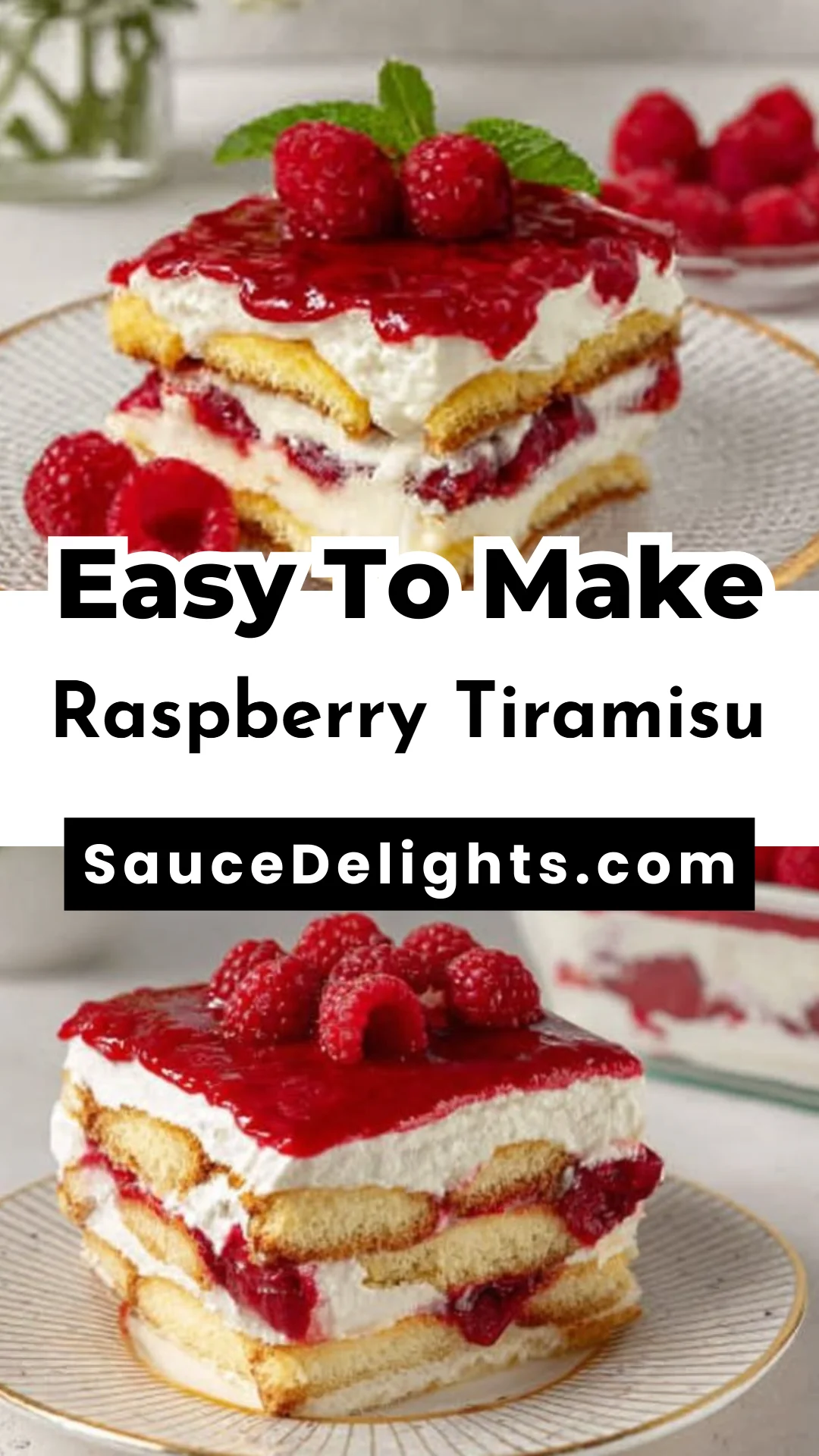 Raspberry Tiramisu