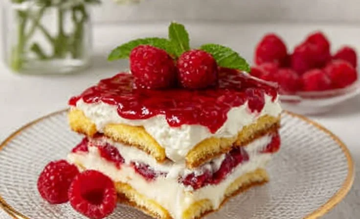 Raspberry Tiramisu