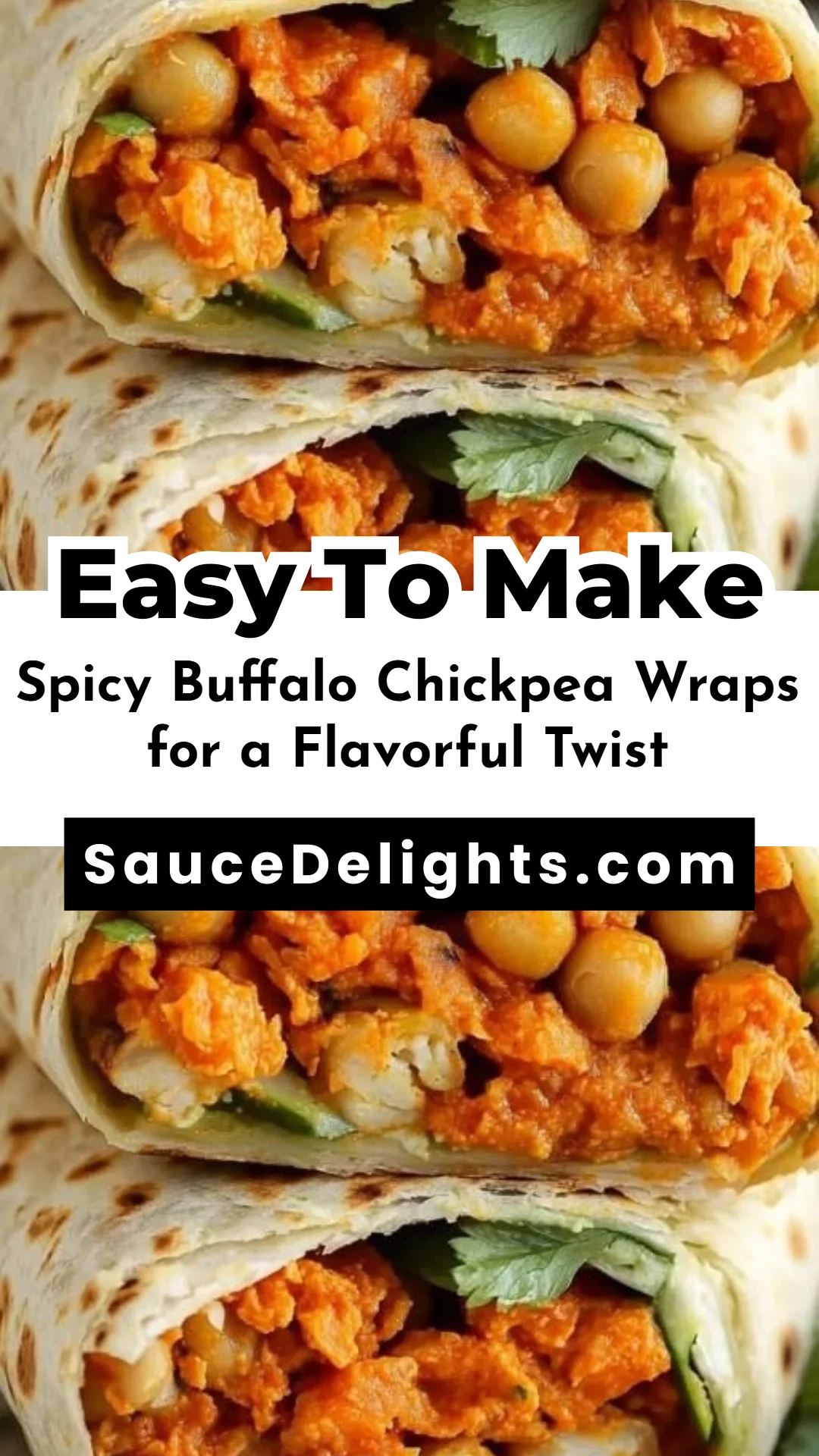 Spicy Buffalo Chickpea Wraps for a Flavorful Twist