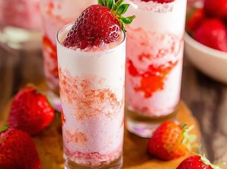 Strawberry Shortcake Party Shots