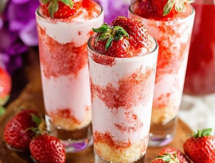Strawberry Shortcake Party Shots