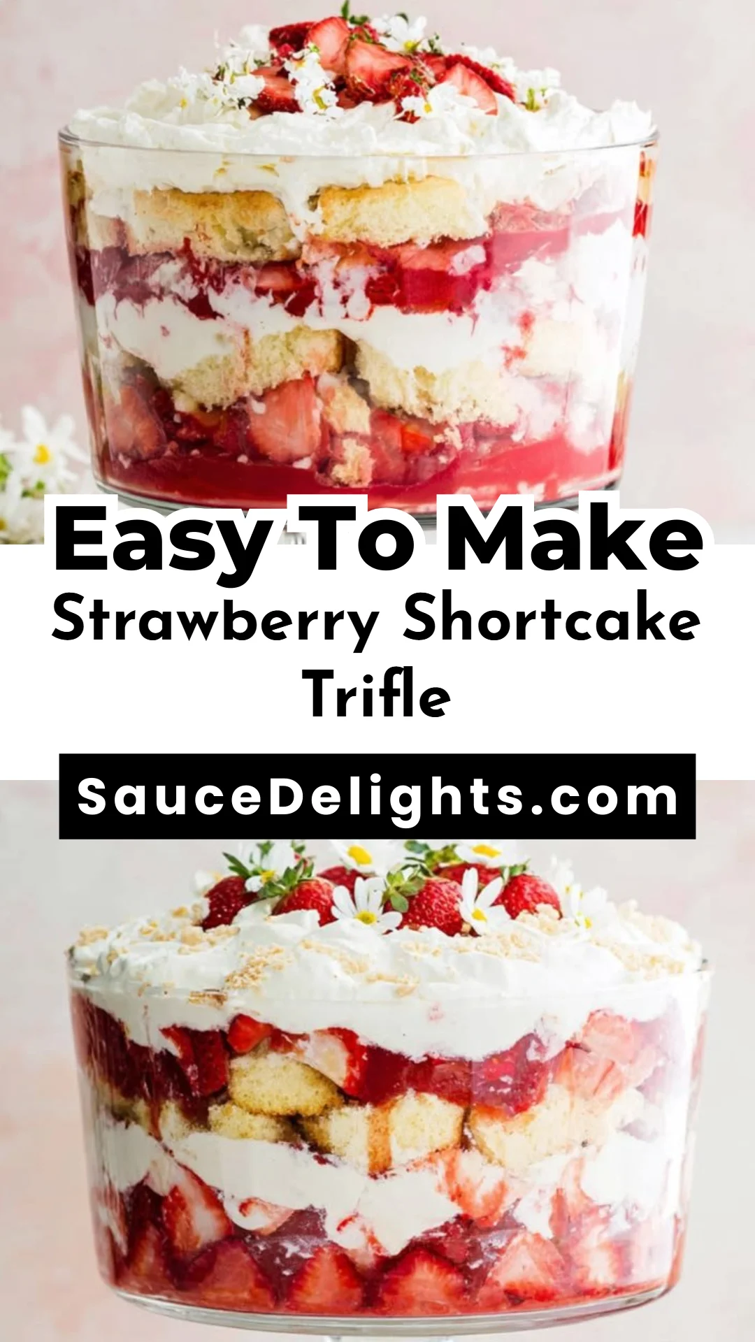 Strawberry Shortcake Trifle