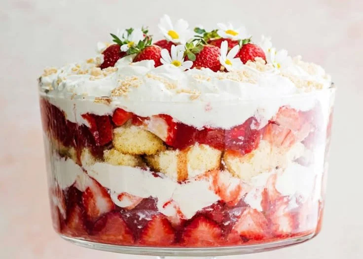 Strawberry Shortcake Trifle