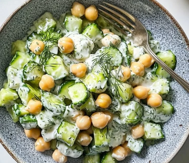 Tzatziki Chickpea Salad