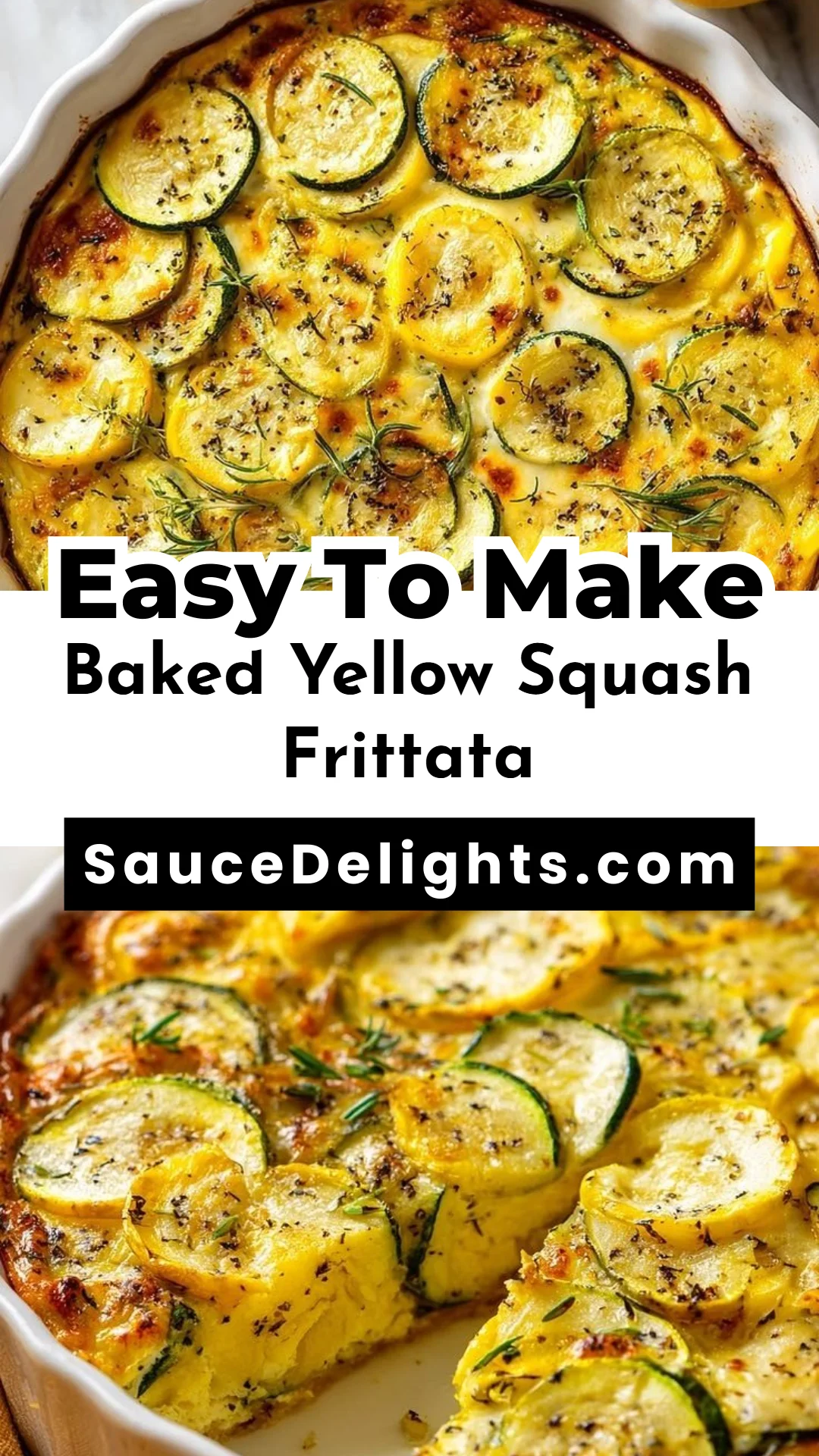 Baked Yellow Squash Frittata