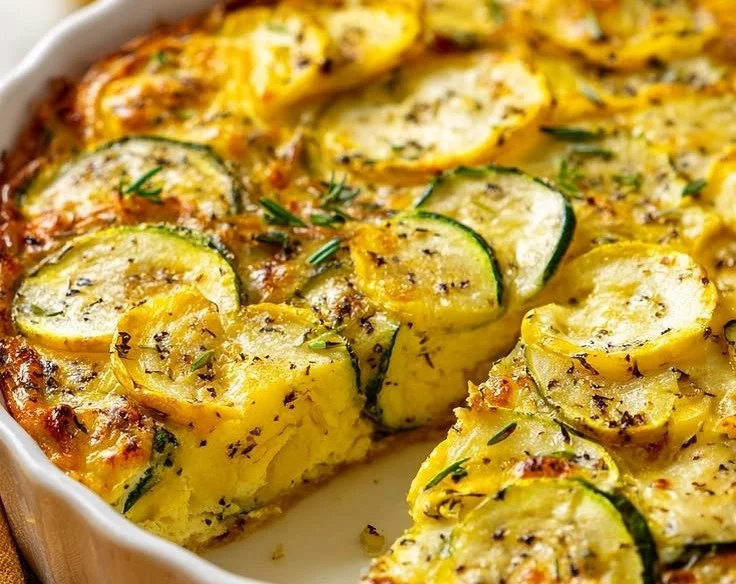 Baked Yellow Squash Frittata