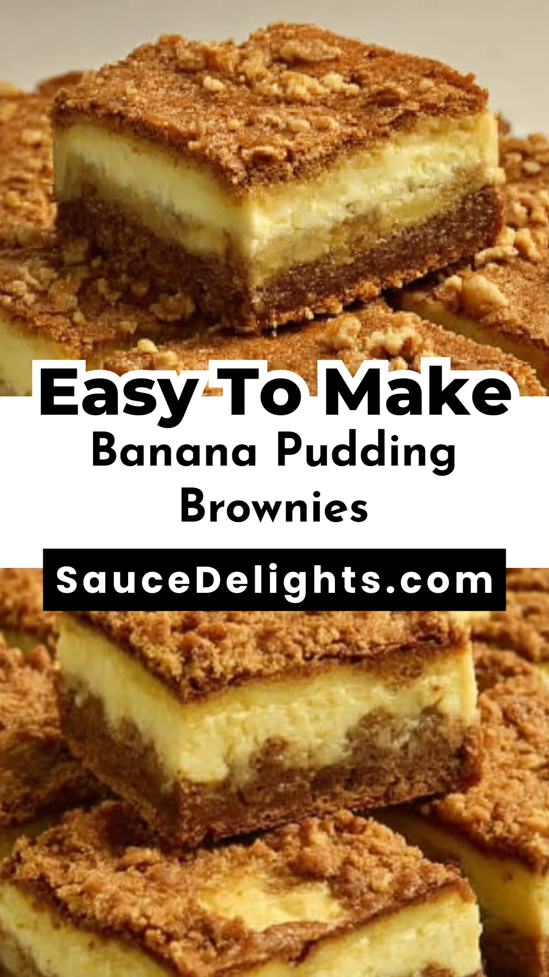 Banana Pudding Brownies
