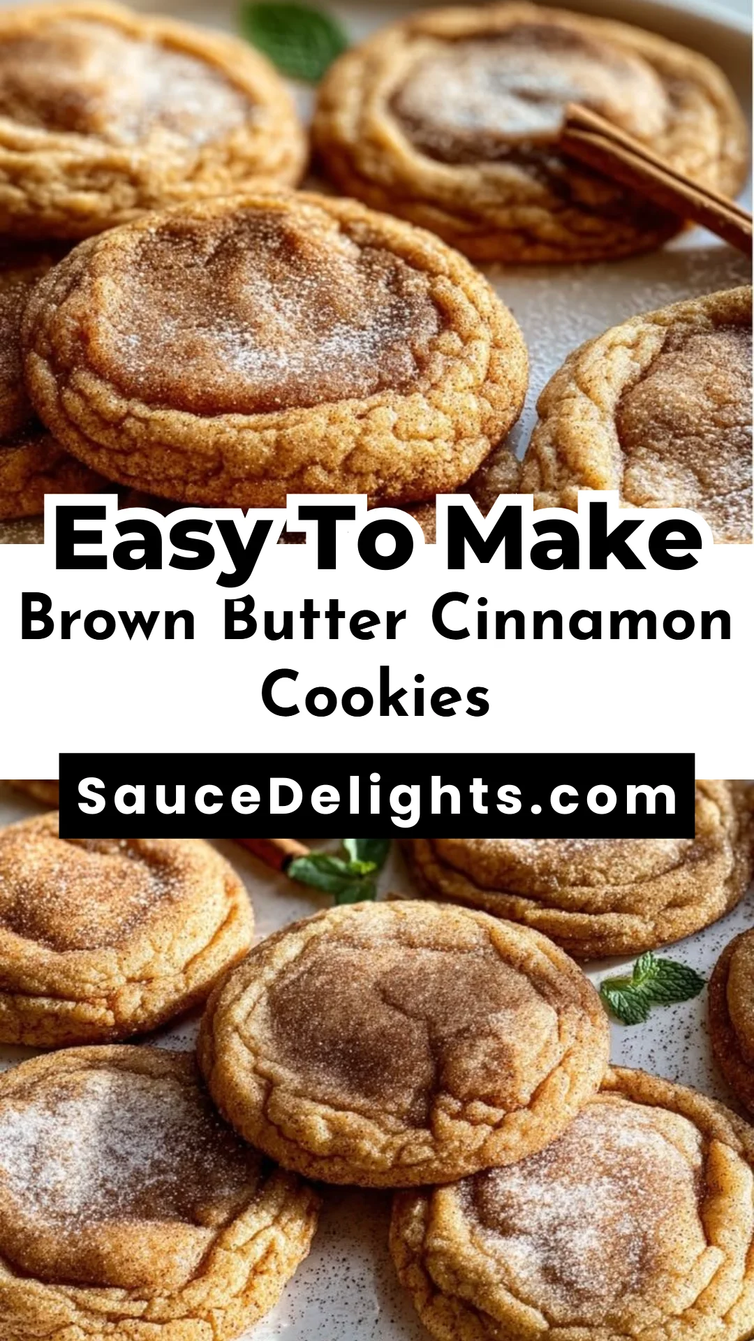 Brown Butter Cinnamon Cookies