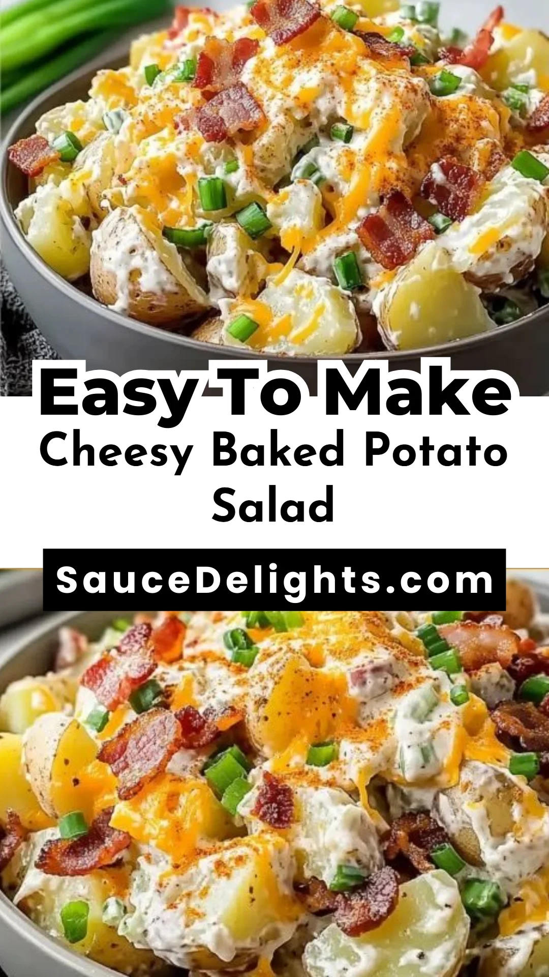 Cheesy Baked Potato Salad