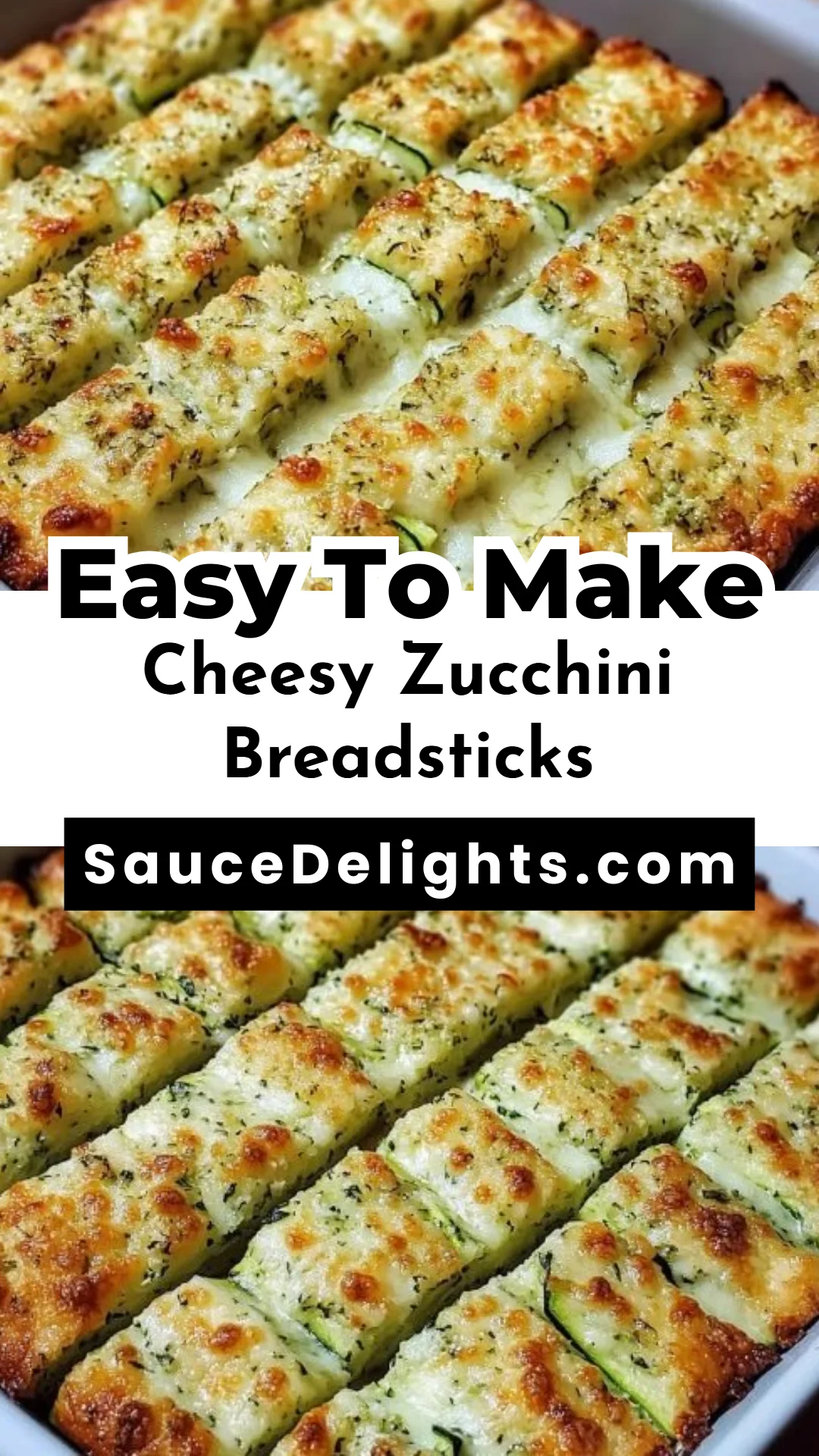 Cheesy Zucchini Breadsticks