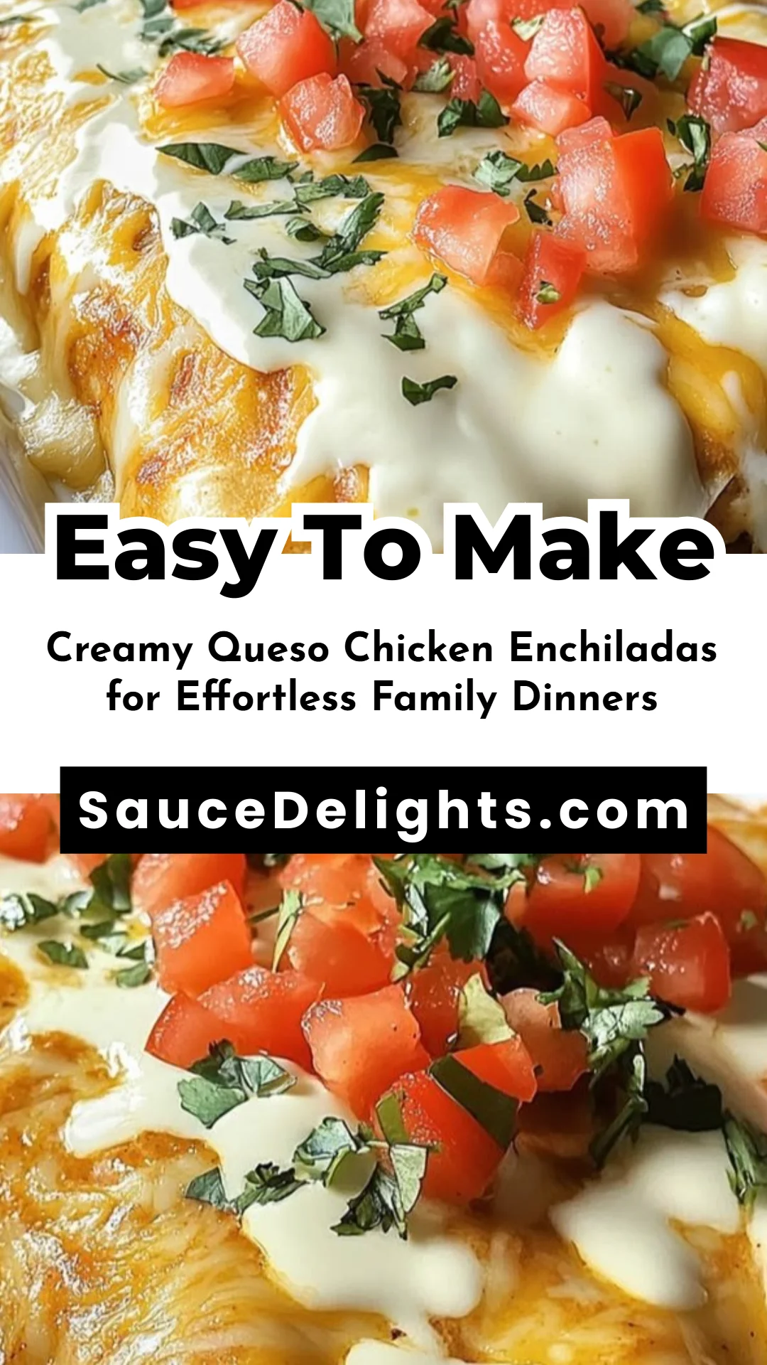 Creamy Queso Chicken Enchiladas for Effortless Family Dinners