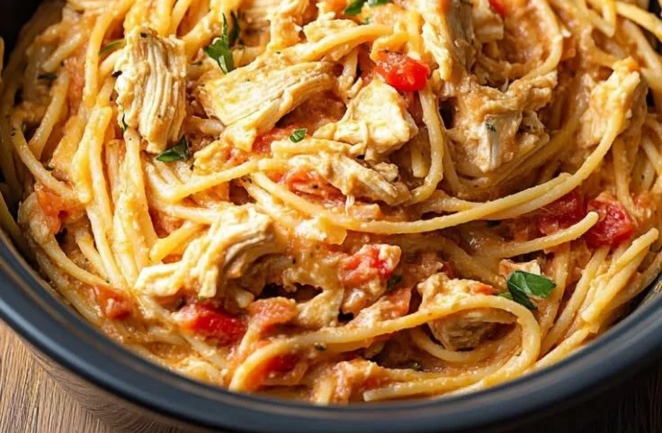 Creamy Sun-Dried Tomato Shrimp with Spinach Pasta