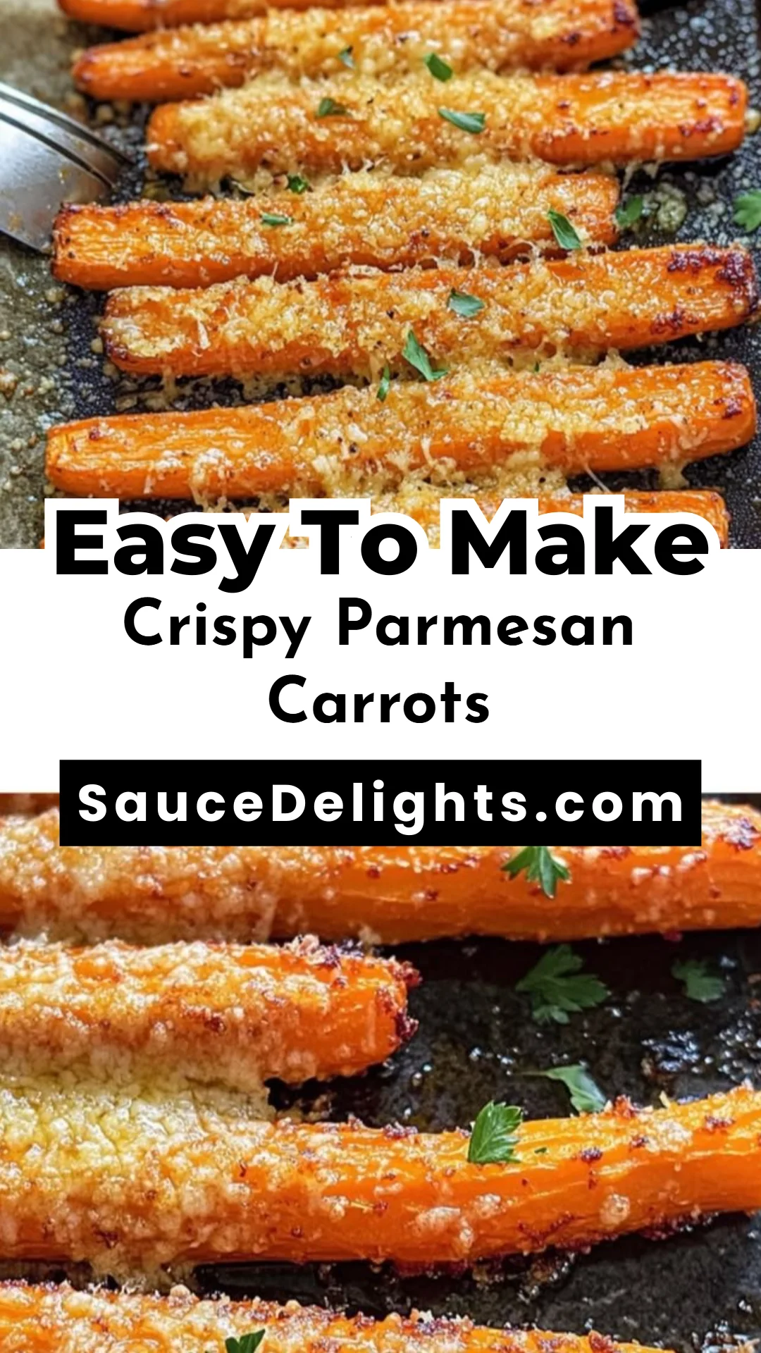 Crispy Parmesan Carrots