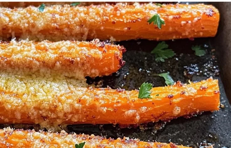 Crispy Parmesan Carrots