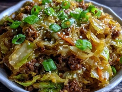 Easy Low-Carb Egg Roll in a Bowl