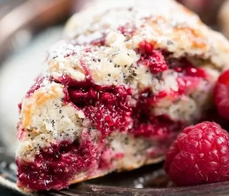 Easy Raspberry Lemon Scones
