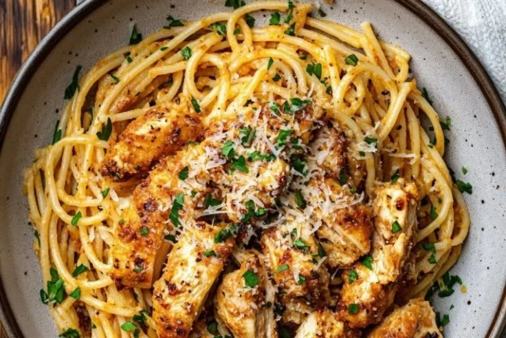 Garlic Butter Chicken Pasta