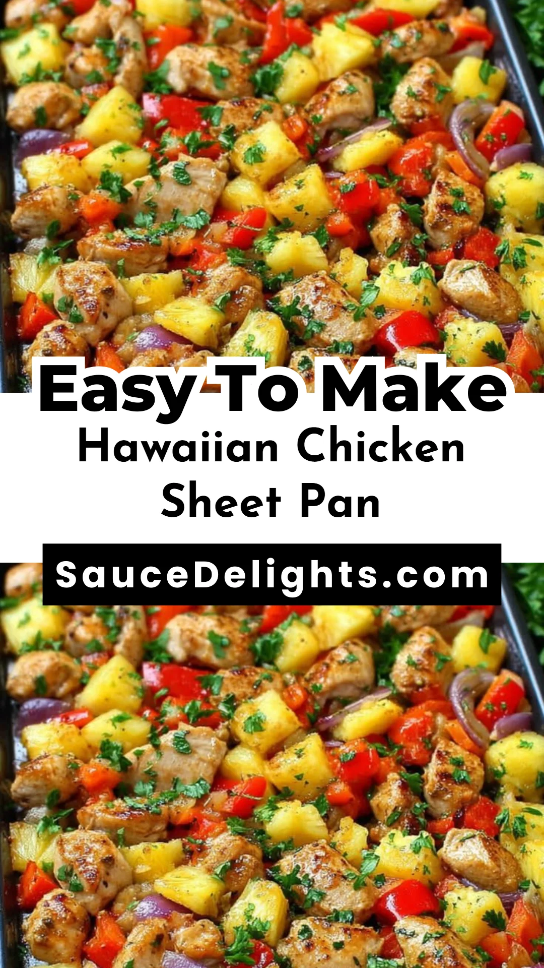 Hawaiian Chicken Sheet Pan