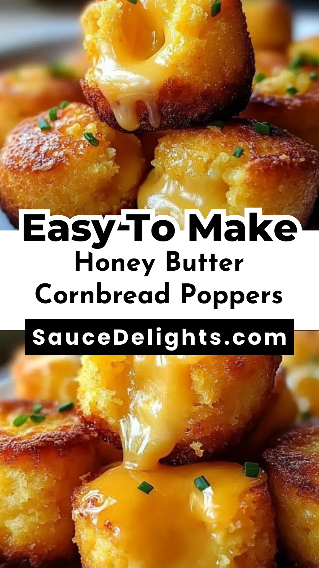 Honey Butter Cornbread Poppers