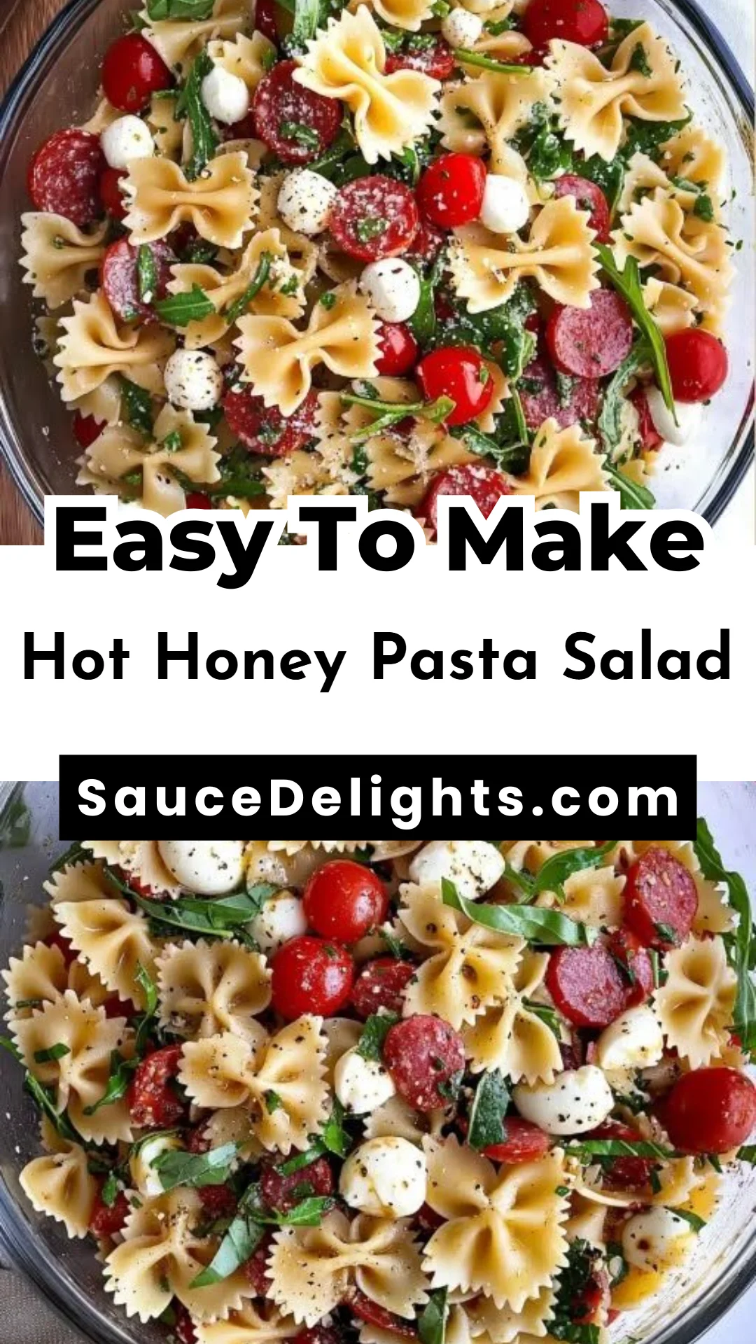 Hot Honey Pasta Salad