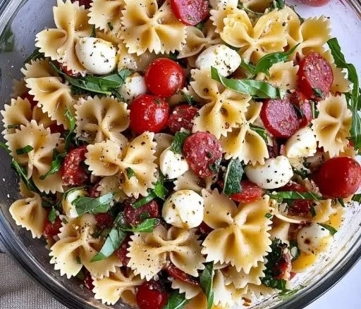 Hot Honey Pasta Salad