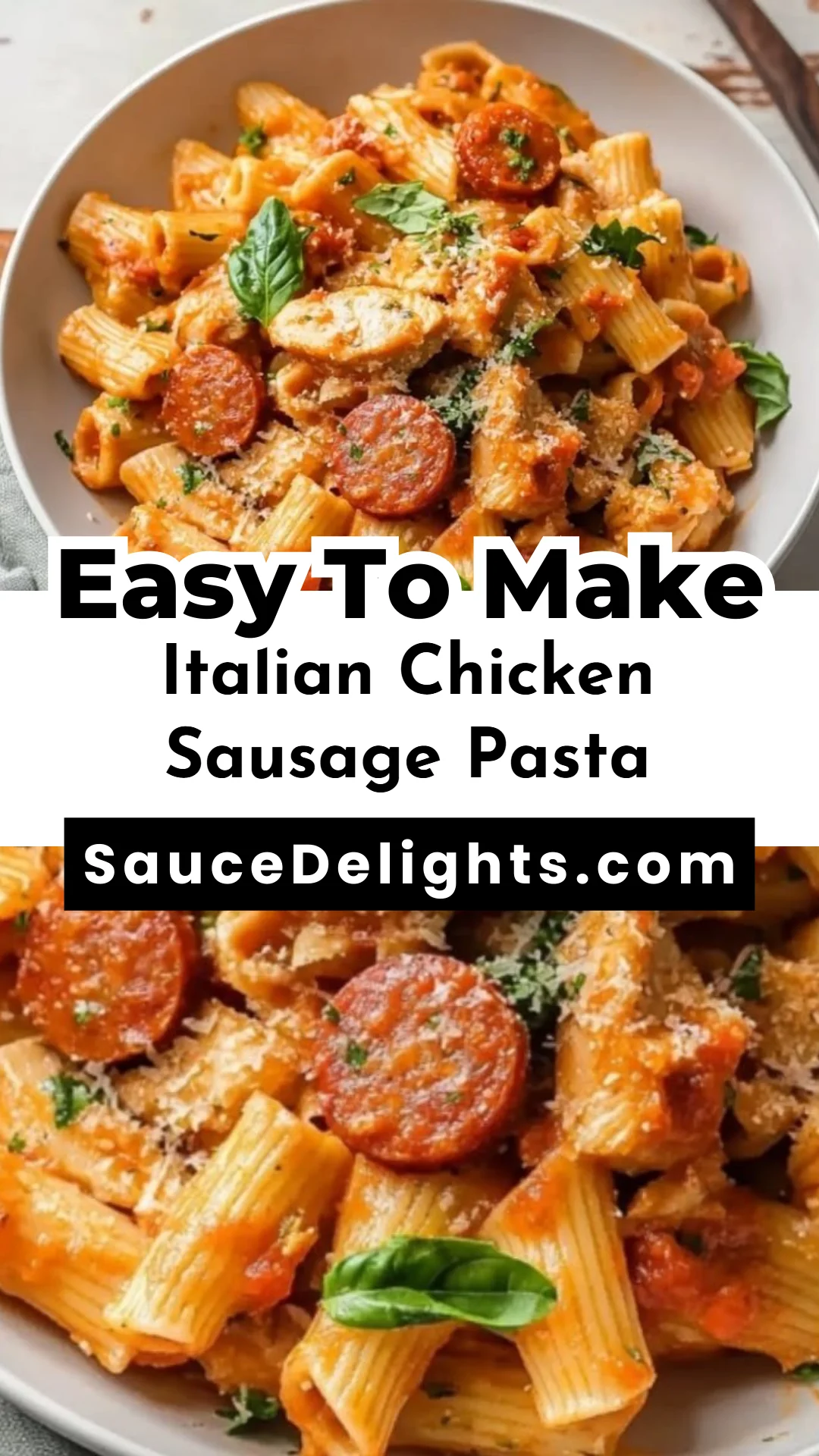 Italian Chicken Sausage Pasta