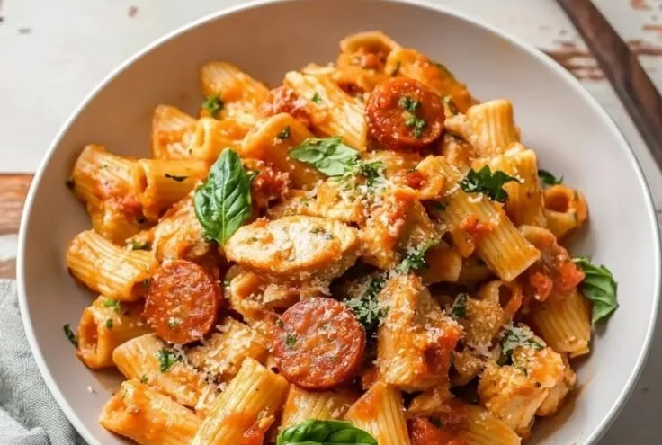 Italian Chicken Sausage Pasta