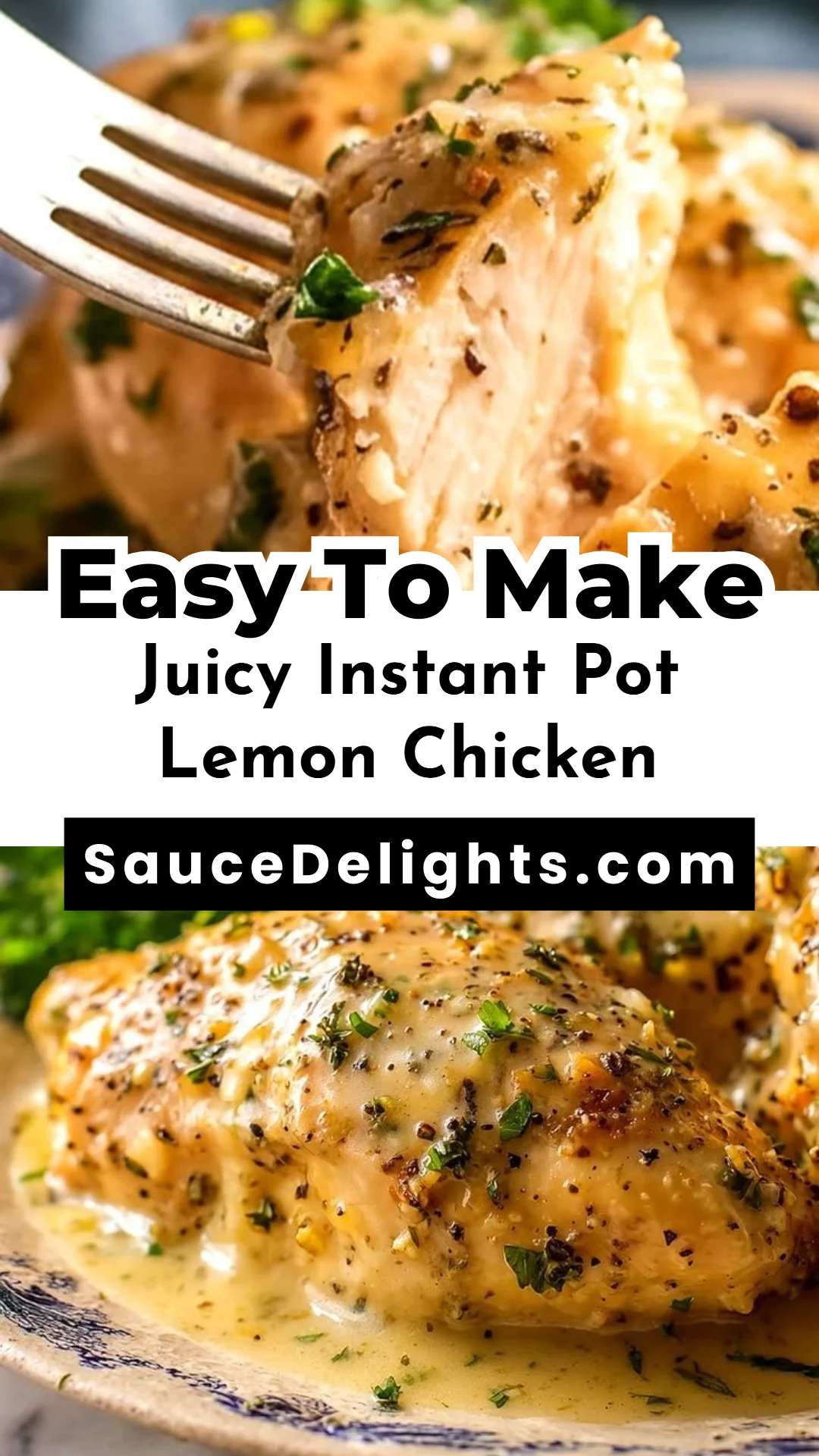 Juicy Instant Pot Lemon Chicken