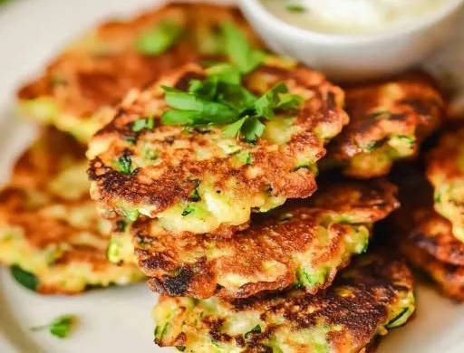 Low Calorie Zucchini Fritters