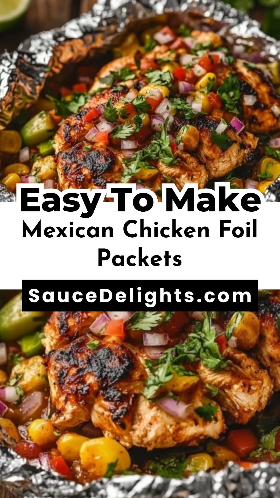Mexican Chicken Foil Packets