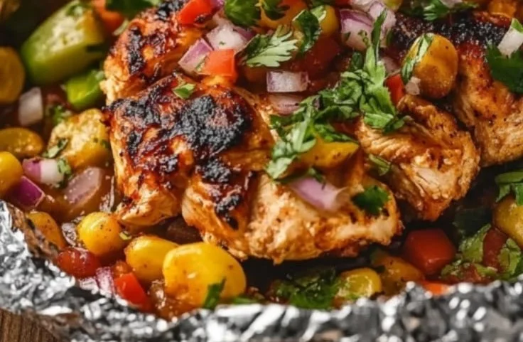 Mexican Chicken Foil Packets