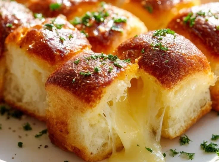 Mini Grilled Cheese Bites on Hawaiian Rolls