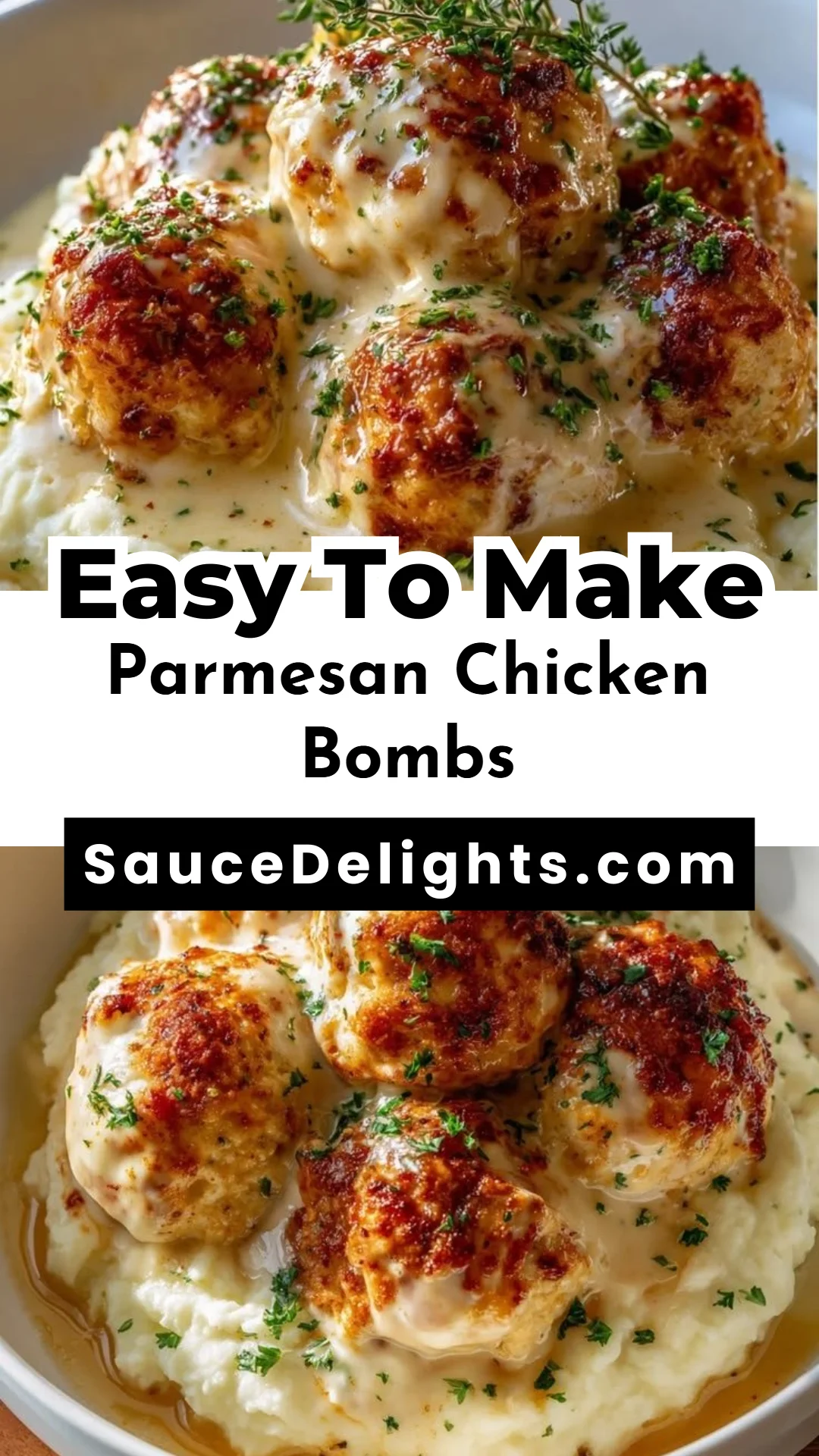 Parmesan Chicken Bombs