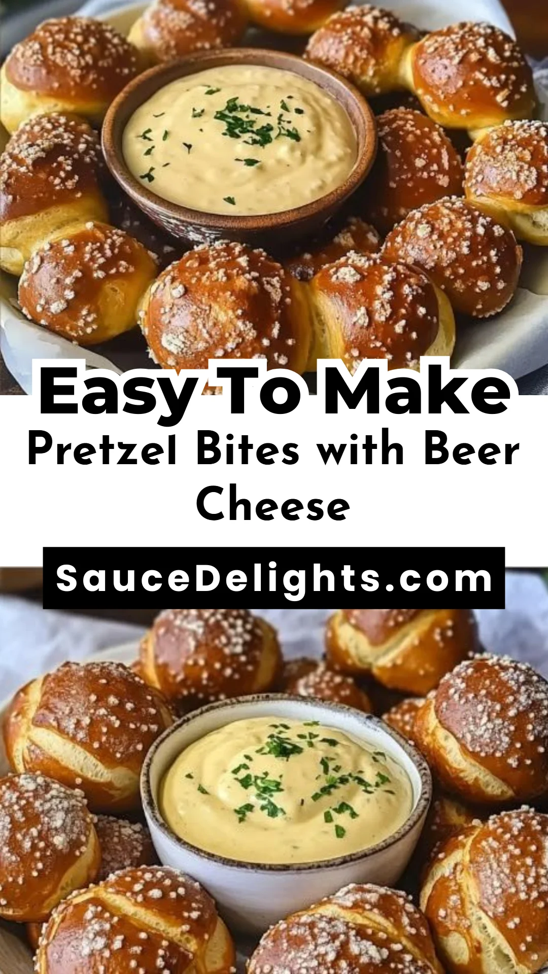 Pretzel Bites with Beer Cheese