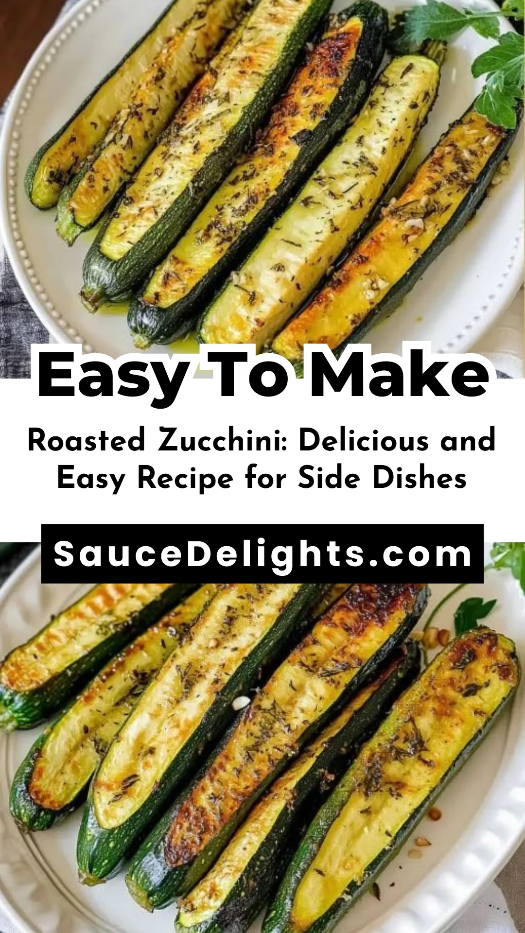 Roasted Zucchini: Delicious and Easy Recipe for Side Dishes