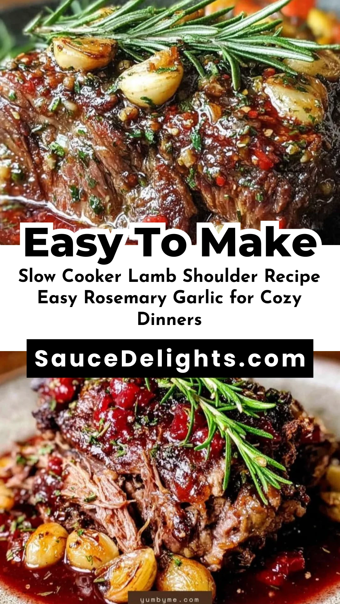 Slow Cooker Lamb Shoulder Recipe Easy Rosemary Garlic for Cozy Dinners