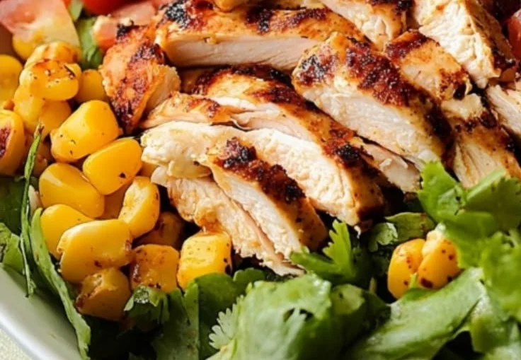 Southwest Chicken Chopped Salad with Chipotle Honey Dressing