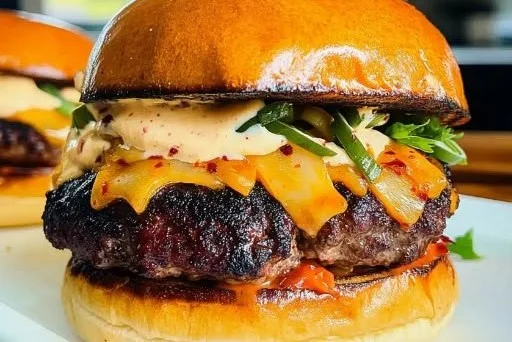 Sweet Thai Chili Burgers
