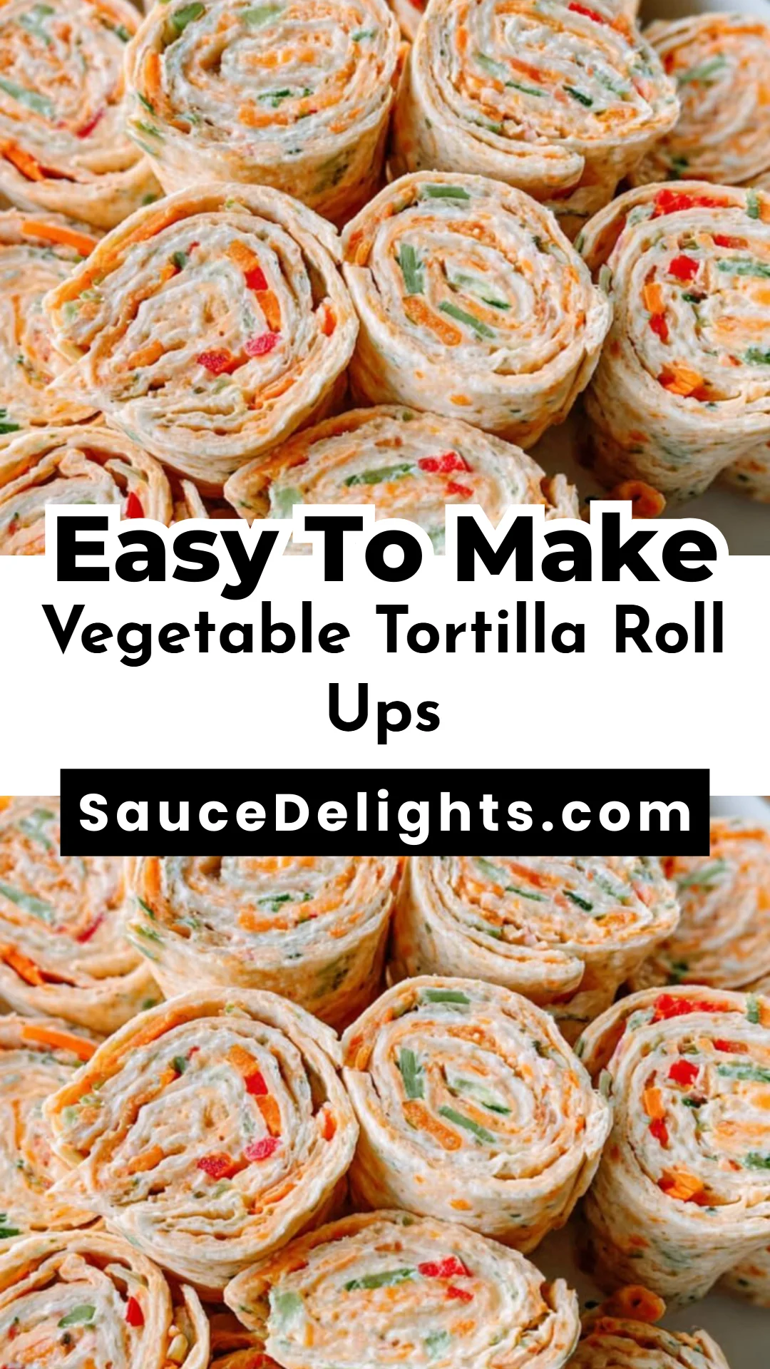 Vegetable Tortilla Roll Ups