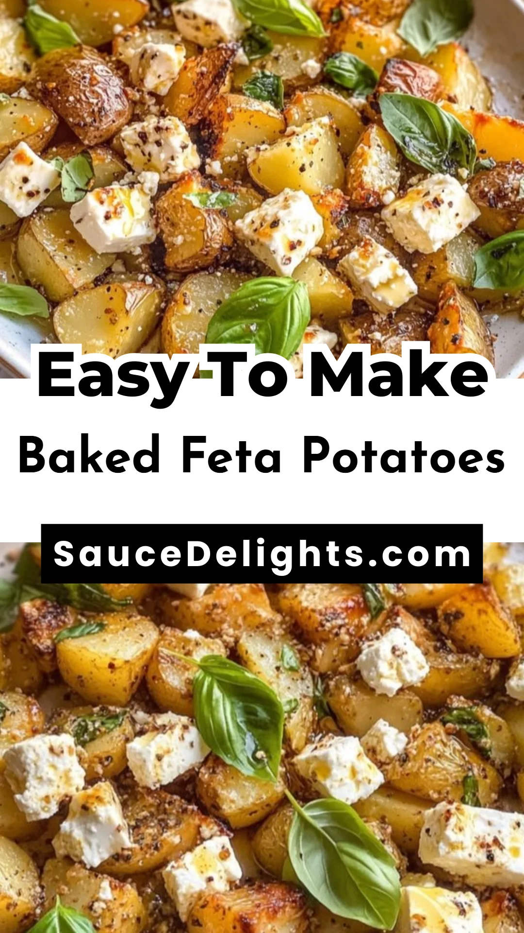Baked Feta Potatoes