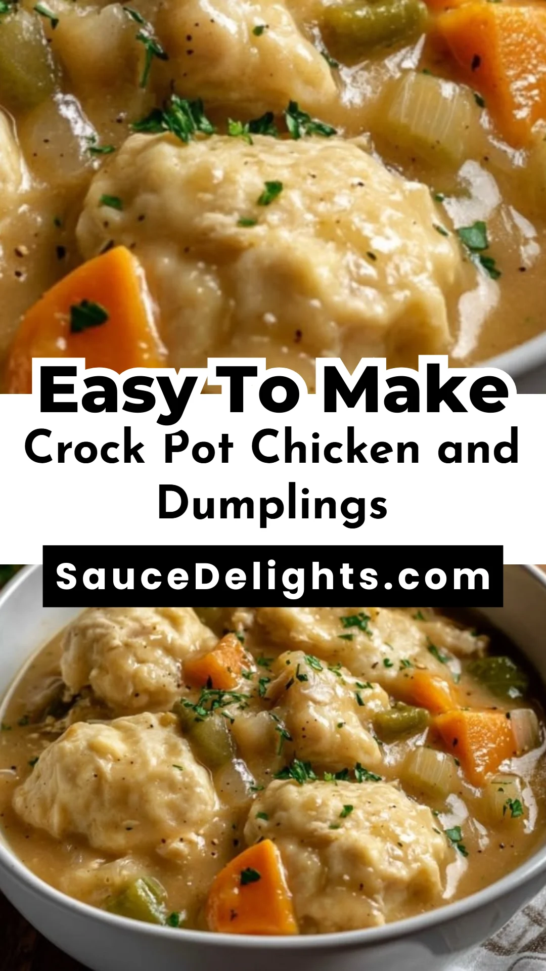 Crock Pot Chicken and Dumplings