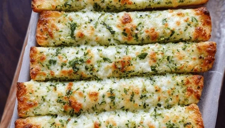 Homemade easy zucchini breadsticks baked to perfection with herbs and cheese.